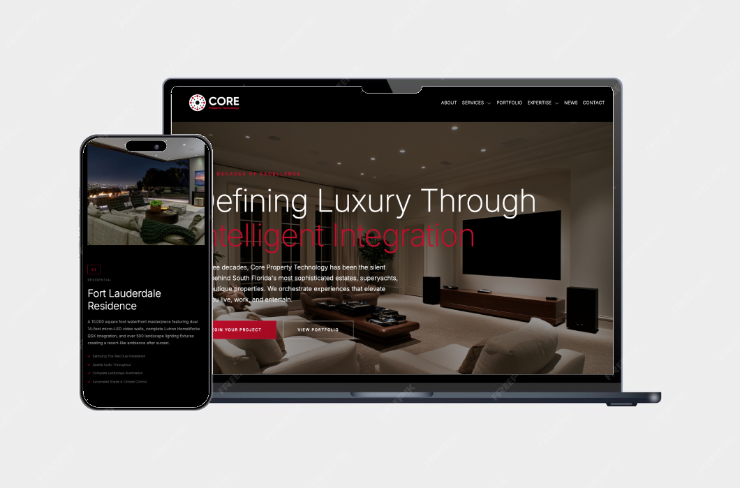 Core Property Technology website