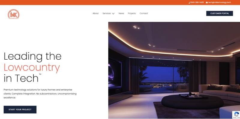 Screenshot of Specifi website with clear calls to action