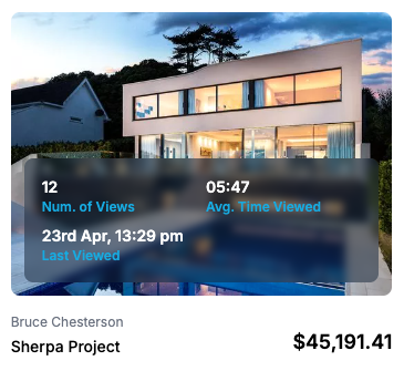 Specifi Proposal in Application Screenshot of Specifi Proposal in Application